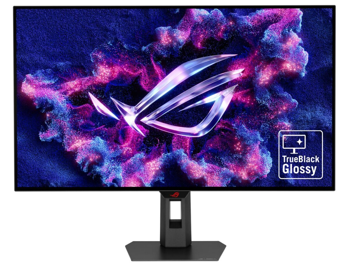 اولین مانیتورهای گیمینگ 4K WOLED ایسوس با پوشش ضدبازتاب TrueBlack Glossy
