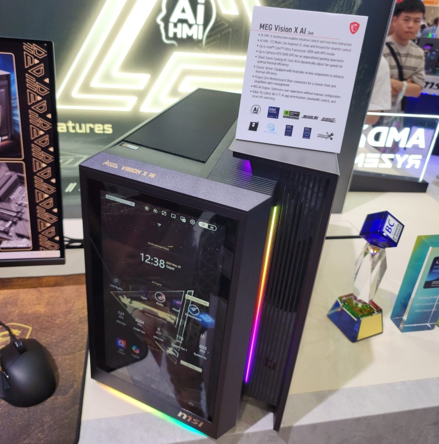 رونمایی MSI از دسکتاپهای هوشمند، خنککنندههای پیشرفته و SSDهای پرسرعت در نمایشگاه Computex 2025