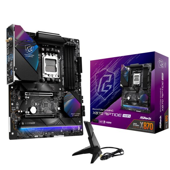 ASRock X870E Taichi OCF مادربرد اورکلاکینگ حرفه‌ای برای سوکت AMD AM5