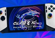 MSI نسخه جدید Claw 8 AI+ را با رنگ Polar Tempest و حافظه ۲ ترابایتی عرضه کرد