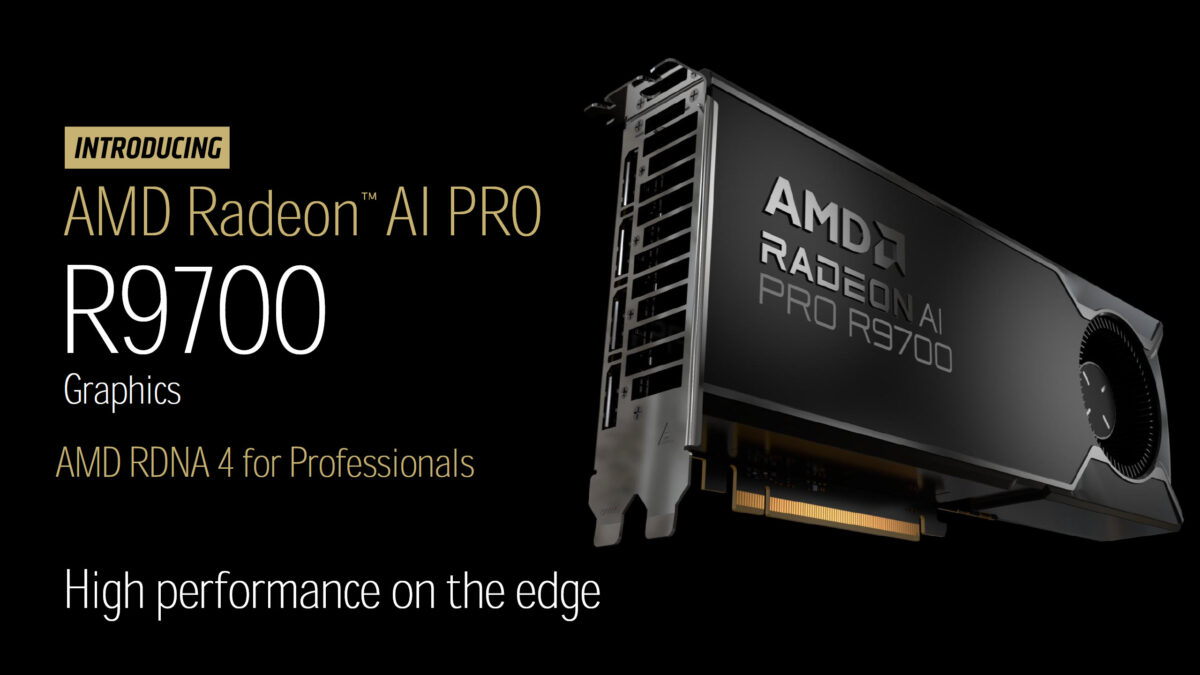 Radeon AI PRO W9700؛ کارت گرافیک حرفهای AMD برای هوش مصنوعی