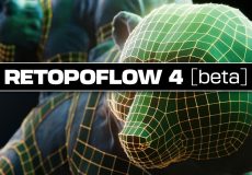 RetopoFlow 4 تجربه‌ای حرفه‌ای‌تر در ری‌توپولوژی با Blender