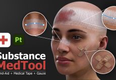 اضافه‌کردن چسب زخم و جزئیات پزشکی واقع‌گرایانه با Substance MedTool