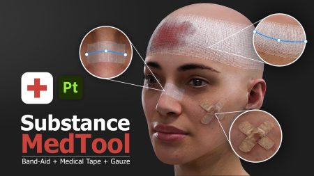 اضافه‌کردن چسب زخم و جزئیات پزشکی واقع‌گرایانه با Substance MedTool