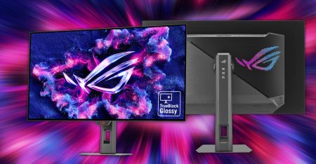 اولین مانیتورهای گیمینگ 4K WOLED ایسوس با پوشش ضدبازتاب TrueBlack Glossy