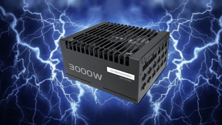 ایسوس منبع تغذیه ۳۰۰۰ واتی Pro Workstation برای چهار کارت RTX 5090 معرفی کرد