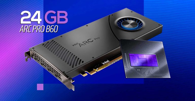 تایید رسمی Intel Arc Pro B60،اولین کارت گرافیک Battlemage با 24 گیگابایت حافظه