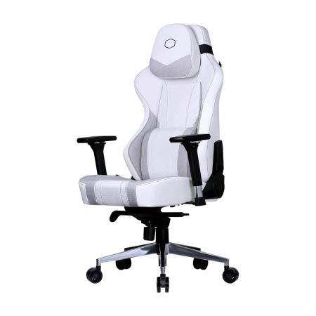 صندلی گیمینگ Coolermaster Chair Cooling Fabric Caliber x2c Gray & White