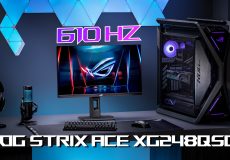 مانیتور ASUS ROG Strix Ace XG248QSG، تجربه‌ای بی‌وقفه با سرعت ۶۱۰ هرتز