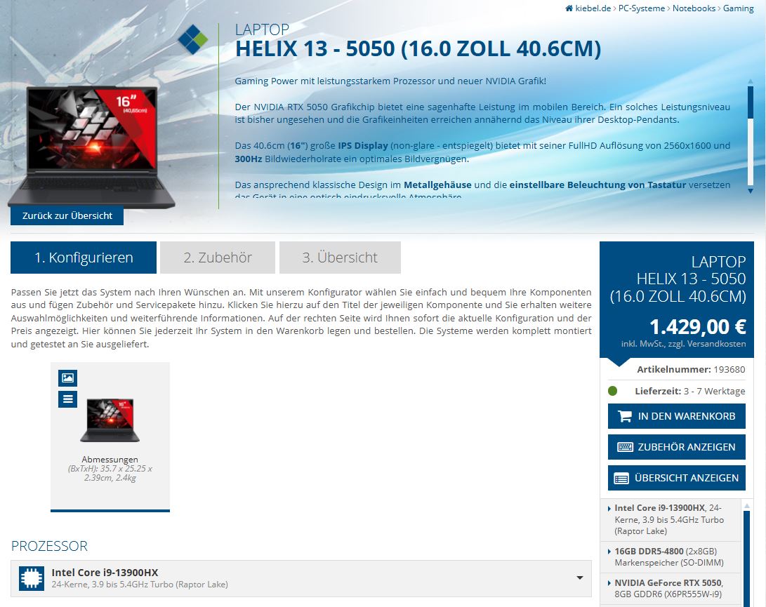 افشای مشخصات کارت گرافیک RTX 5050 در لپتاپها؛ ترکیب قدرت با تنوع حافظه