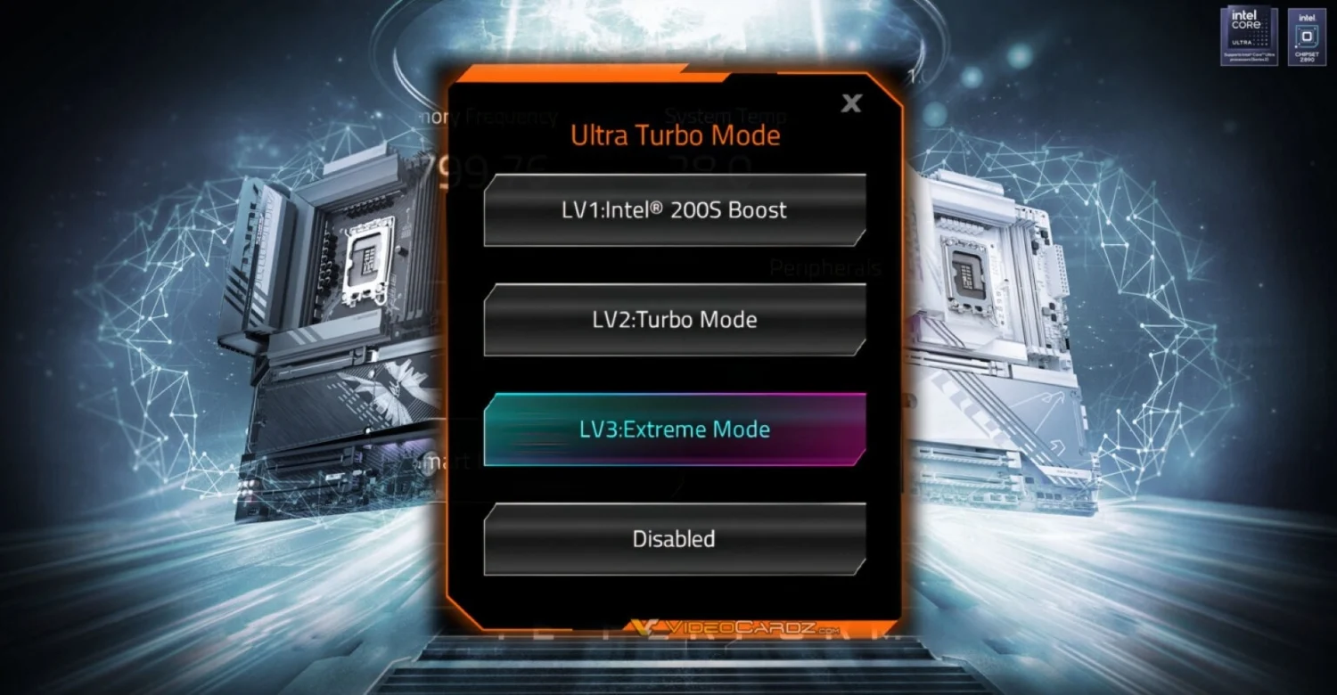 حالت Ultra Turbo گیگابایت برای Z890، قدرت بیشتر بدون دردسر