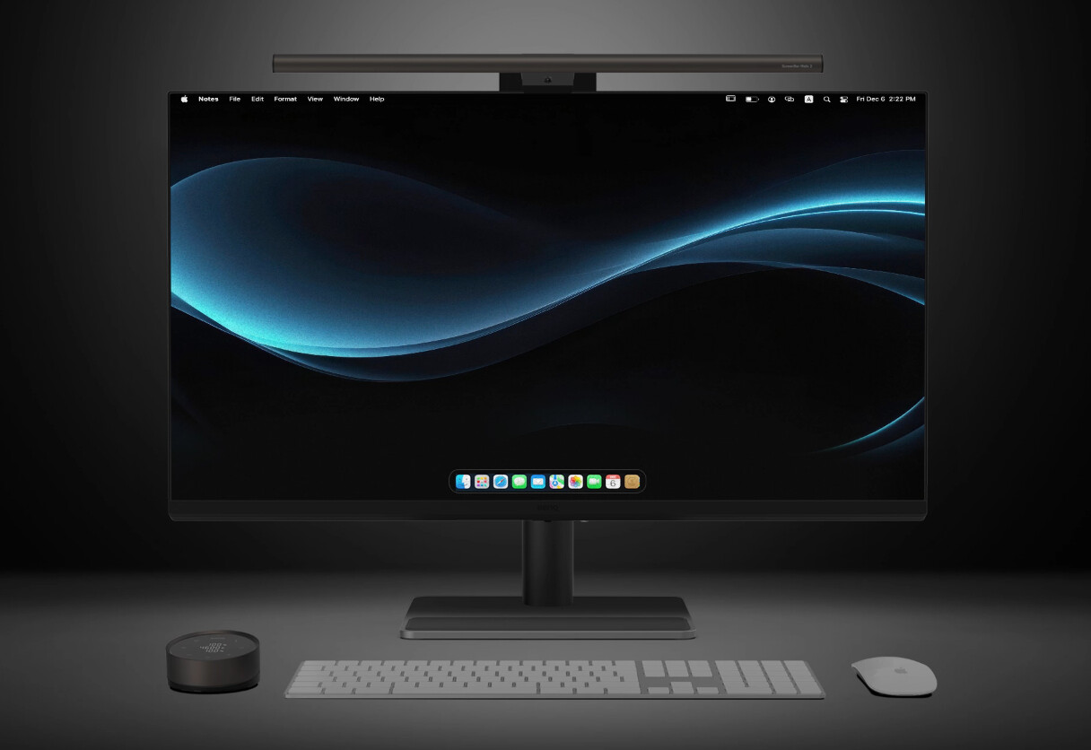 BenQ ScreenBar Halo 2 روشنایی هوشمند و حرفهای برای کاربران خلاق