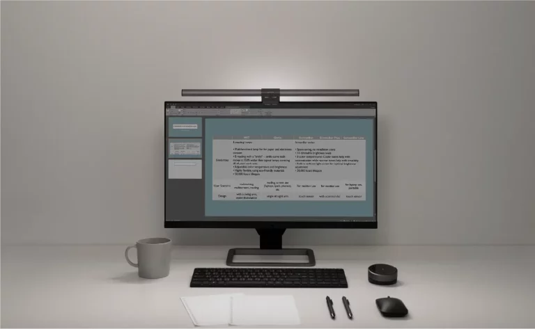 BenQ ScreenBar Halo 2 روشنایی هوشمند و حرفه‌ای برای کاربران خلاق