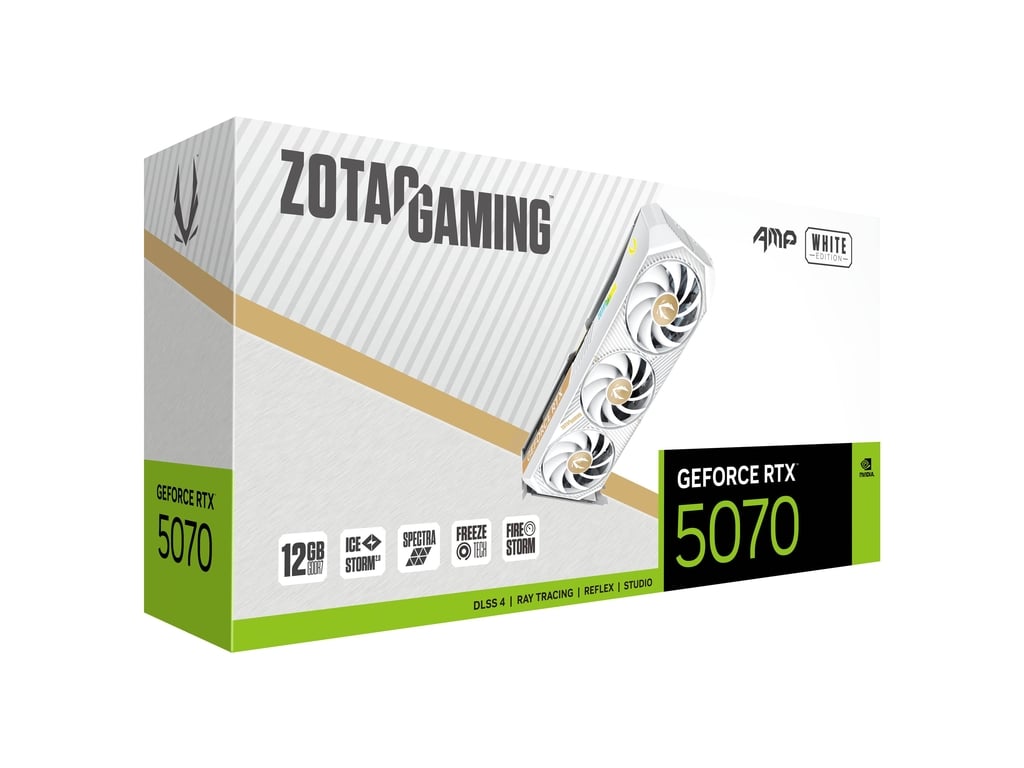 کارت گرافیک ZOTAC GAMING GeForce RTX 5070 AMP White