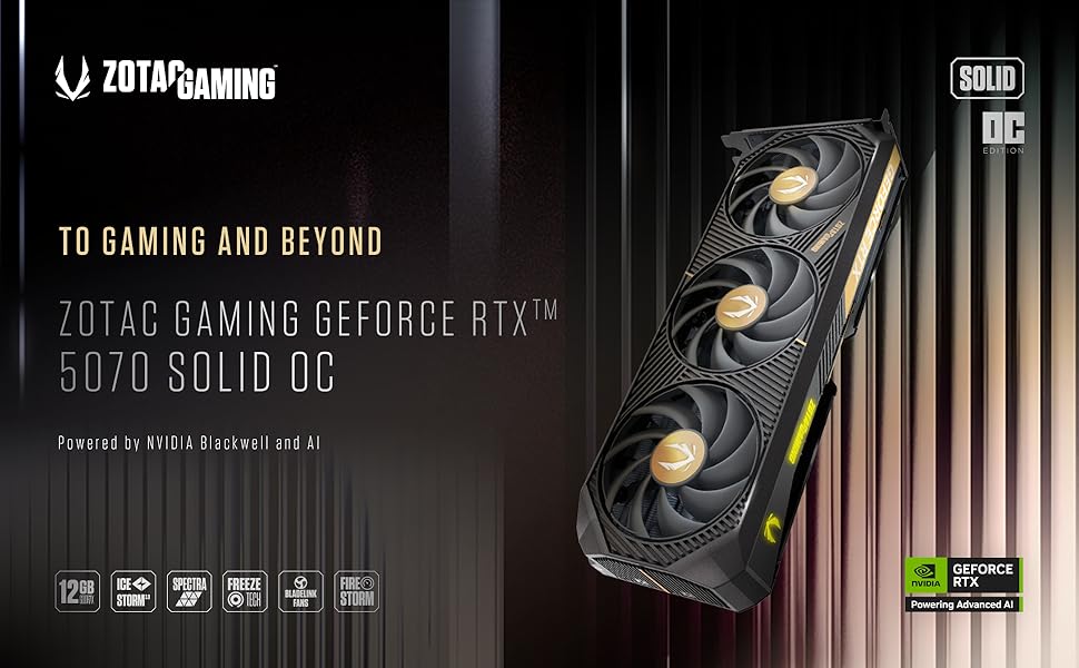 کارت گرافیک Zotac RTX 5070 Solid OC 12GB
