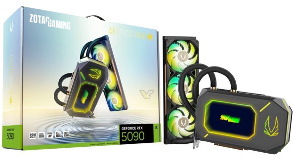 کارت گرافیک RTX 5090 ArcticStorm خنک، قدرتمند، زیبا!