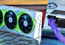 رونمایی از کارت گرافیک MSI RTX 5070 با طراحی باز لایتیر و کابل برق بنفش!