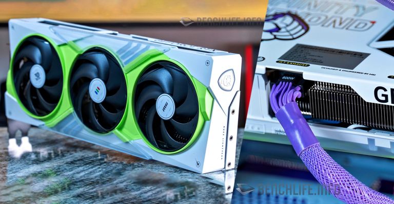 رونمایی از کارت گرافیک MSI RTX 5070 با طراحی باز لایتیر و کابل برق بنفش!