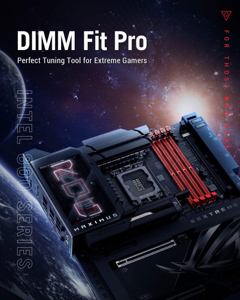 فناوری DIMM Fit ایسوس؛ بهینه‌سازی هوشمند رم در بایوس