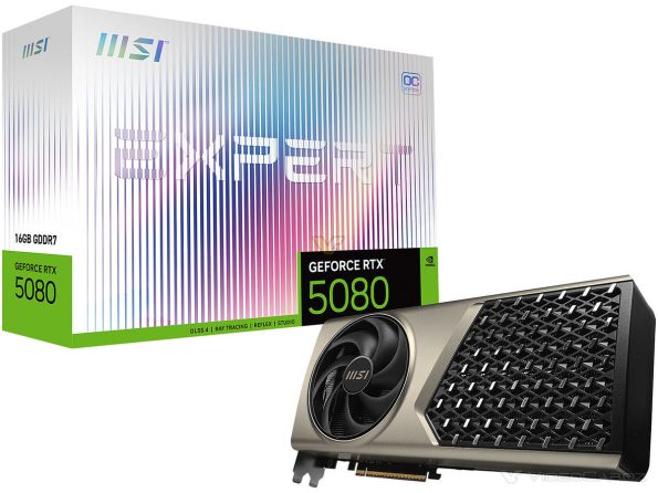 MSI RTX 5080 Expert؛ خنک‌کننده Push‑Pull و بدنه فلزی برای گیمرهای حرفه‌ای