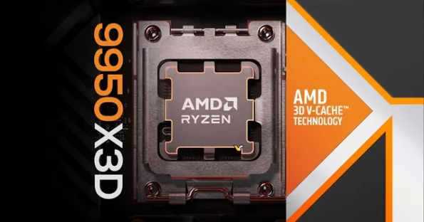 بررسی پردازنده&zwnj;های AMD Ryzen 9 9950X3D و 9900X3D در تولید محتوا