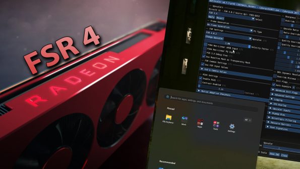 فعالسازی AMD FSR 4 بر روی کارت گرافیک Radeon RX 6800 XT و تاثیرات آن