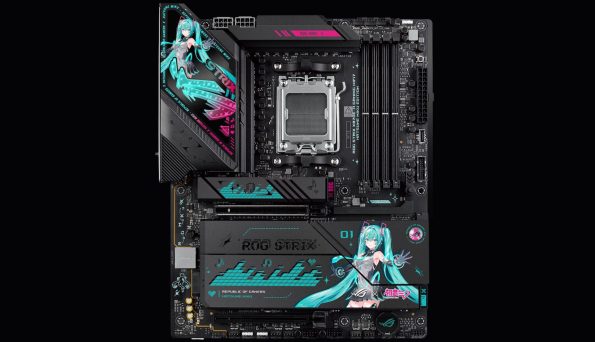 مادربورد ROG Strix X870E-H نسخه Hatsune Miku با قیمت ۵۹۹ دلار معرفی شد