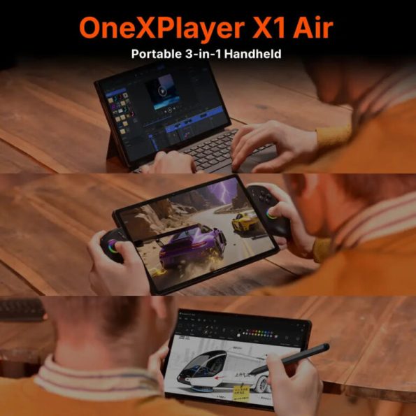 OneXPlayer X1 Air نسل جدید کنسول‌های دستی ویندوزی