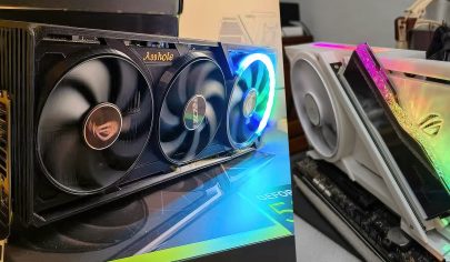 ارت گرافیک ASUS RTX 4090 STRIX در طراحی ROG Astral A-Edition با اسلات رم نمادین