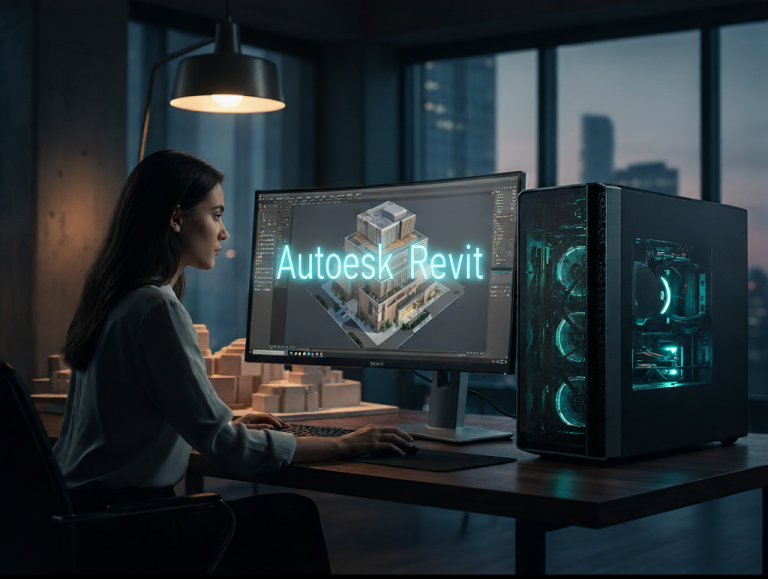 راهنمای جامع انتخاب سیستم کامپیوتر مورد نیاز Revit از مدل‌سازی تا رندرینگ
