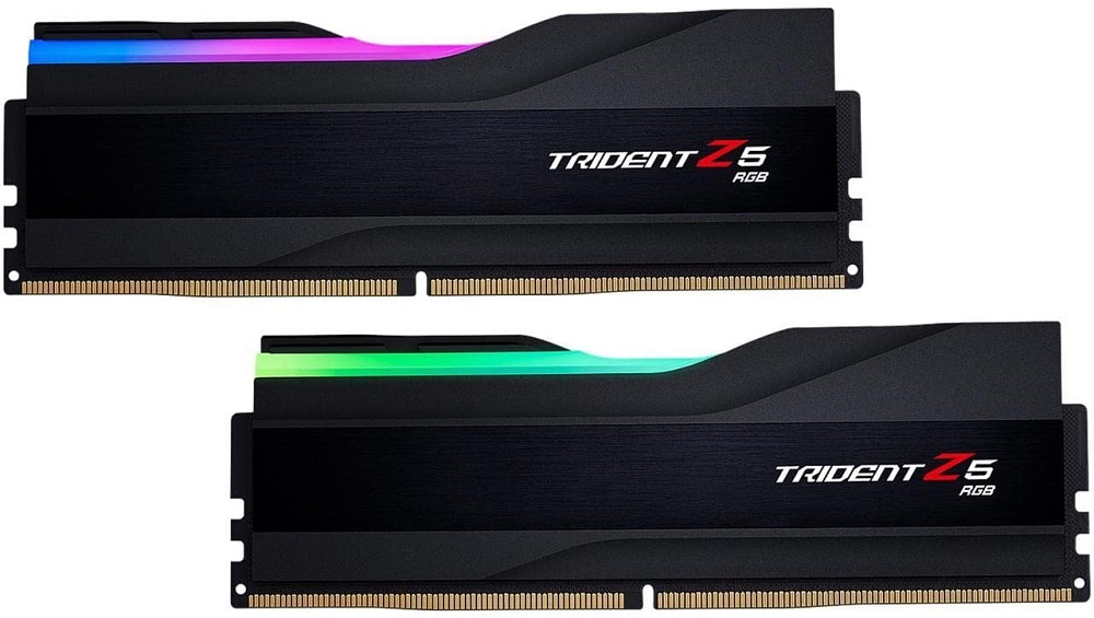رم کامپیوتر DDR5 G.Skill مدل Trident Z5 RGB دو کاناله 6000 مگاهرتز CL36 ظرفیت 64 گیگابایت رم کامپیوتر DDR5 G.Skill مدل Trident Z5 RGB دو کاناله 6000 مگاهرتز CL36 ظرفیت 64 گیگابایت