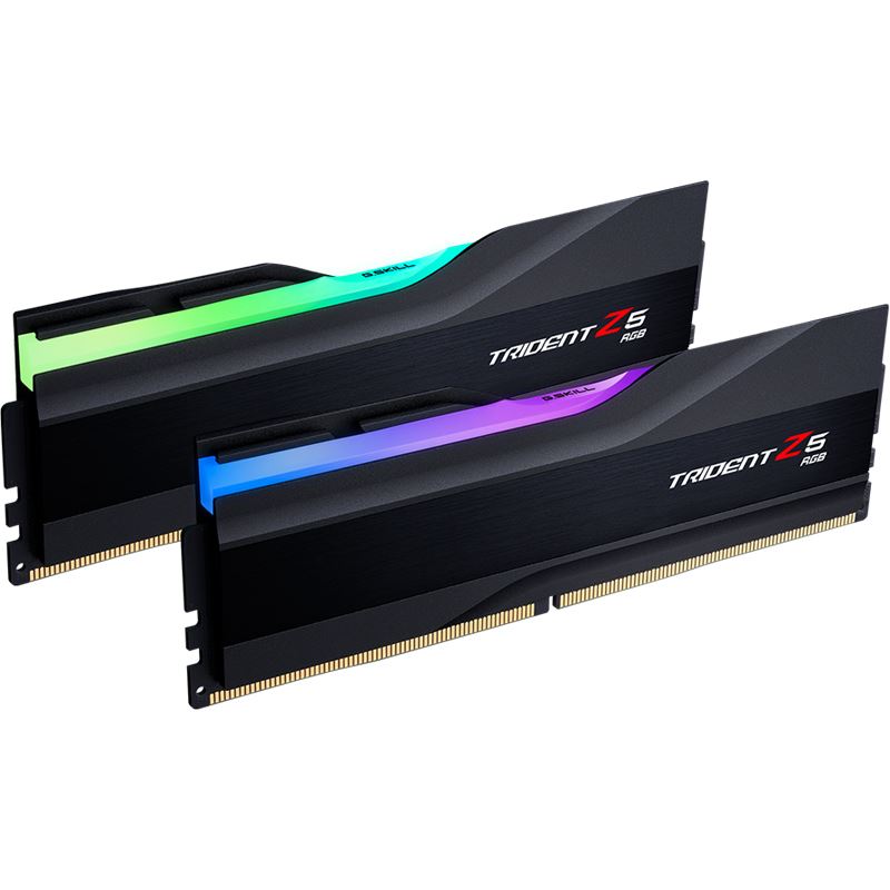رم کامپیوتر DDR5 G.Skill مدل Trident Z5 RGB دو کاناله 6000 مگاهرتز CL36 ظرفیت 64 گیگابایت رم کامپیوتر DDR5 G.Skill مدل Trident Z5 RGB دو کاناله 6000 مگاهرتز CL36 ظرفیت 64 گیگابایت