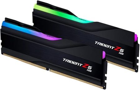 رم کامپیوتر DDR5 G.Skill مدل Trident Z5 RGB دو کاناله 6000 مگاهرتز CL36 ظرفیت 64 گیگابایت