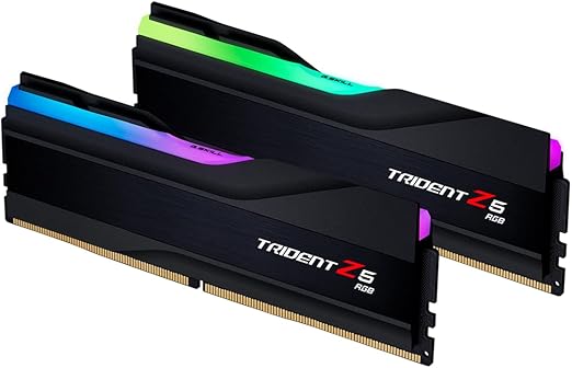 رم کامپیوتر DDR5 G.Skill مدل Trident Z5 RGB دو کاناله 6000 مگاهرتز CL36 ظرفیت 64 گیگابایت رم کامپیوتر DDR5 G.Skill مدل Trident Z5 RGB دو کاناله 6000 مگاهرتز CL36 ظرفیت 64 گیگابایت