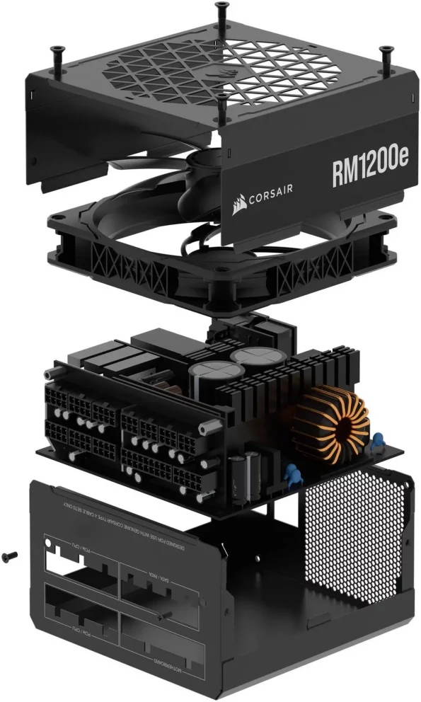 پاور کورسیر Corsair RM1200e Fully Modular Low-Noise ATX