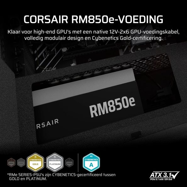 پاور کورسیر Corsair RM850e Fully Modular Low-Noise ATX