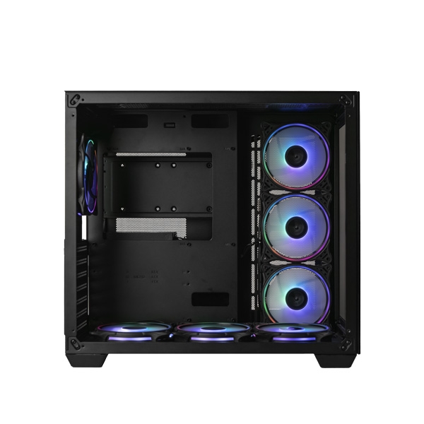 کیس مسترتک MasterTech Terabox RGB Mid Tower مشکی کیس مسترتک MasterTech Terabox RGB Mid Tower مشکی