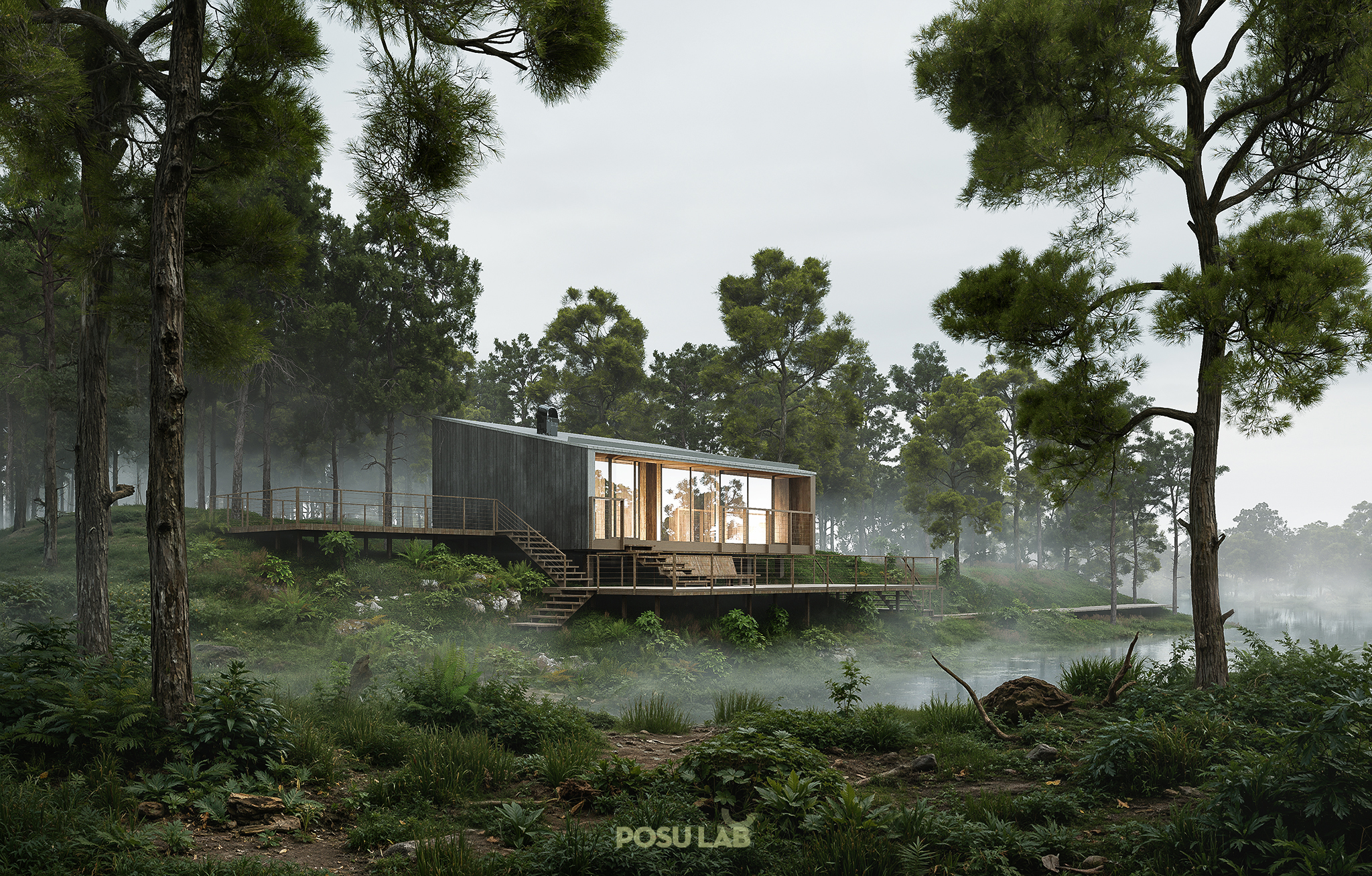 تور مجازی تعاملی با D5 Render 3: تصویری از یک تور مجازی آنلاین که به کاربران امکان میدهد آزادانه در فضای رندر شده قدم بزنند و جزئیات را بررسی کنند - ایجاد شده با D5 Render 3. نکات تکمیلی: