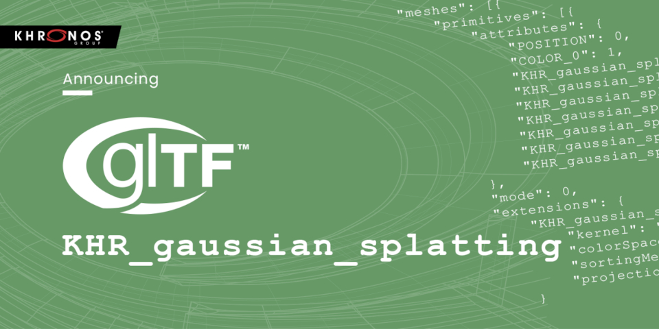 3D Gaussian Splats به استاندارد glTF اضافه میشوند: تحولی در مدلسازی سهبعدی