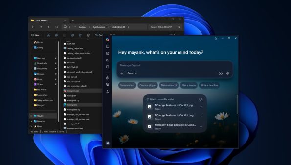 تصویر کنونی: حذف کامل اپلیکیشن Microsoft Copilot