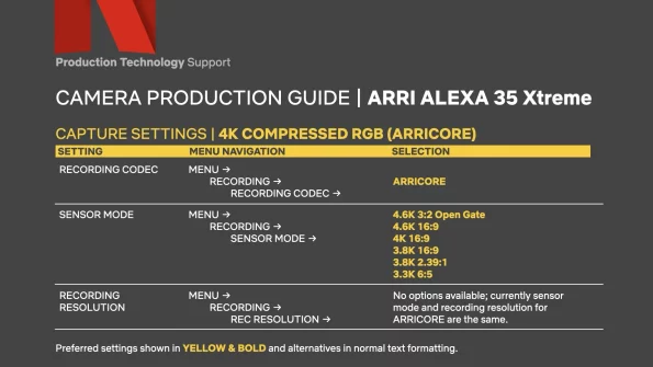 دوربین ARRI ALEXA 35 Xtreme