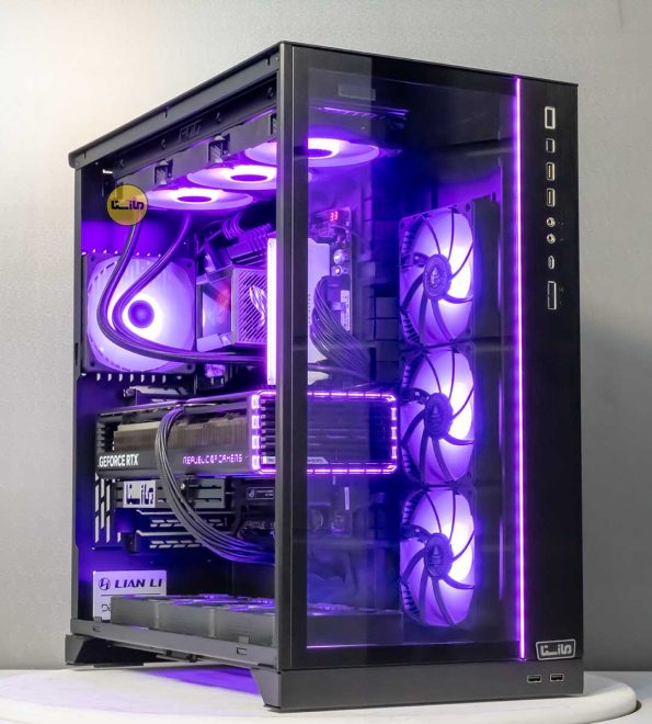 سیستم شبیه سازی و رندرینگ هودینی UT9 intel i9 14900kk 128gb 2x64gb titanium asus rog 4090 24gb شبیه سازی و رندرینگ در نرم افزار هودینی سیمولیت آب و آتش و رندرینگ پروژه های تبلیغاتی و انیمیشن