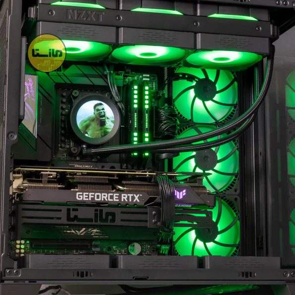 سیستم تدوین و افکت ویدیویی Intel 149 intel 14900k ROG Strix f wifi asus tuf 3090 ti 24gb 1200w tuf asus lian li 011 3x 2tb 990 pro