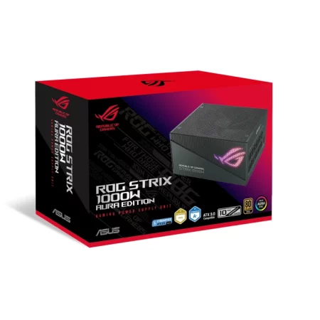 منبع تغذیه کامپیوتر ایسوس مدل ROG STRIX 1000W Gold Aura Edition