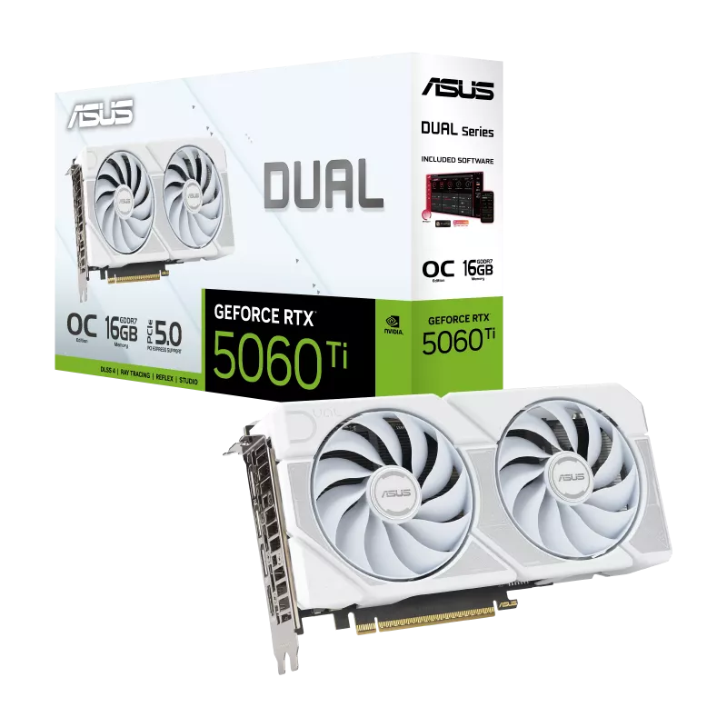 قیمت و خرید کارت گرافیک ایسوس مدل Dual RTX 5060 Ti OC White حافظه 16 گیگابایت (9) قیمت و خرید کارت گرافیک ایسوس مدل Dual RTX 5060 Ti OC White حافظه 16 گیگابایت