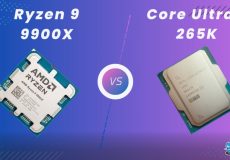 مقایسه Core Ultra 7 265K و Ryzen 9 9900X در رندرینگ
