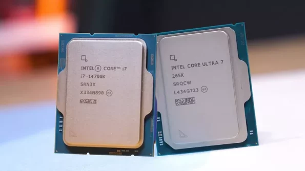 مقایسه Intel Core Ultra 7 265K و Intel Core i7 14700K در افترافکت