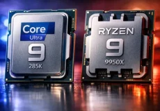 مقایسه Intel Core Ultra 9 285K و AMD Ryzen 9 9950X