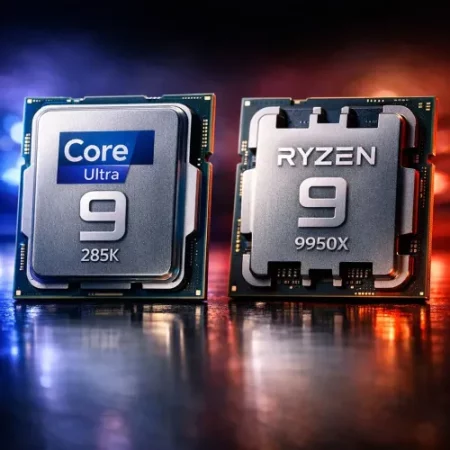 مقایسه Intel Core Ultra 9 285K و AMD Ryzen 9 9950X