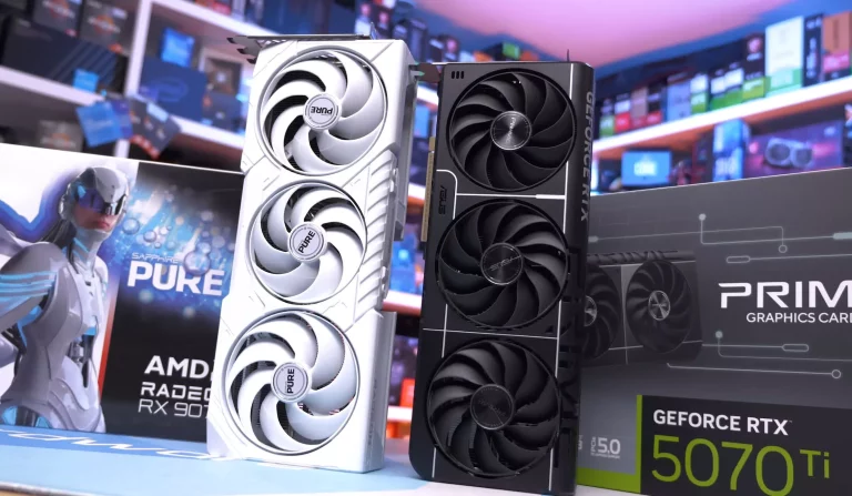 مقایسه RTX 5070 Ti با RX 9070 XT در بازی بنچمارک ۱۰ عنوان AAA